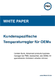 WHITEPAPER: Kundenspezifische Temperaturregler für OEMs